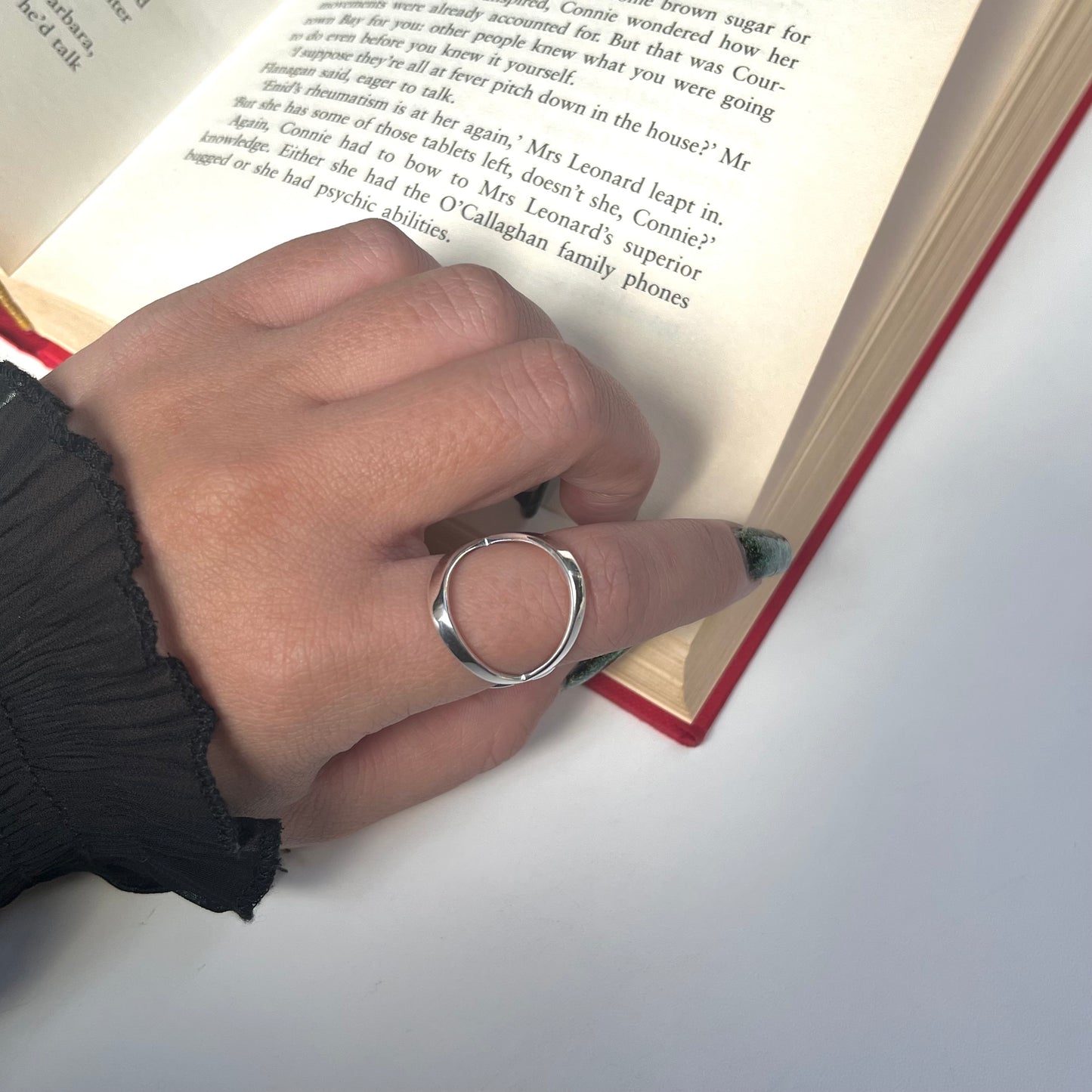 Silver925 plain ring 142