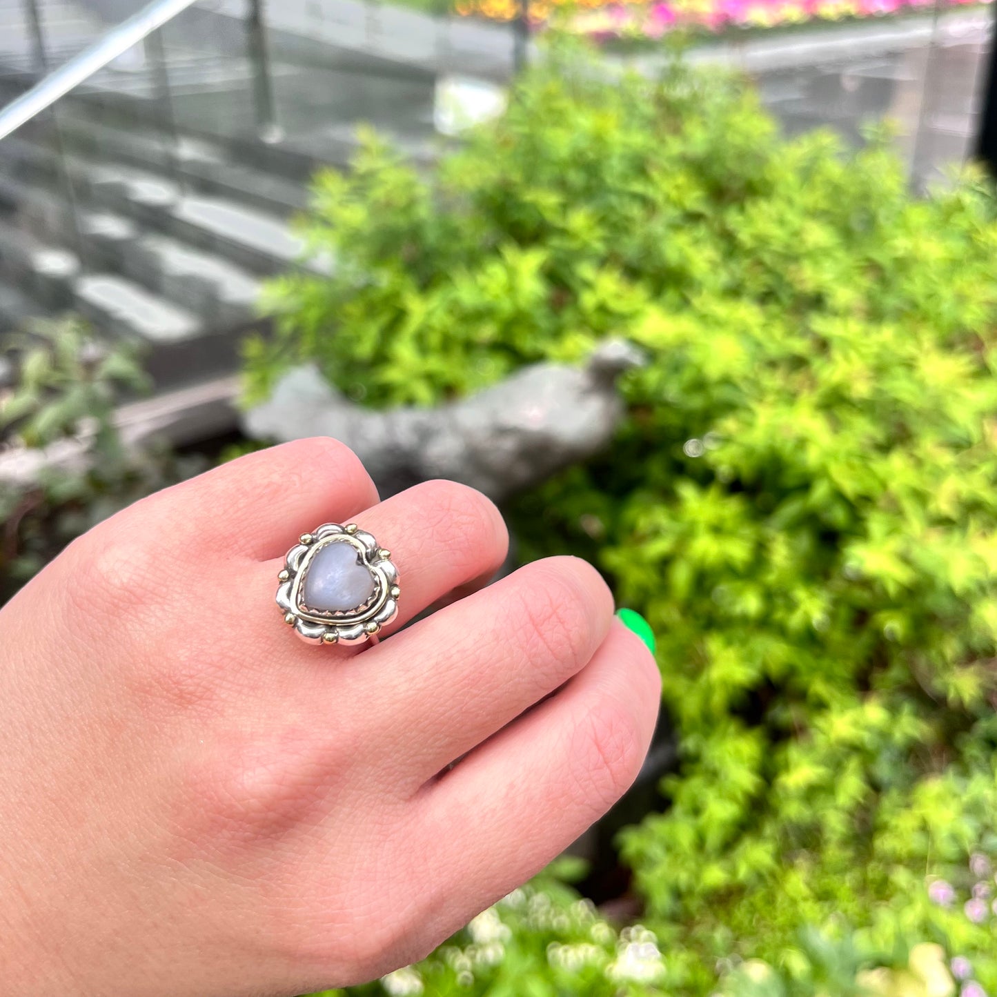 Heart ring 7