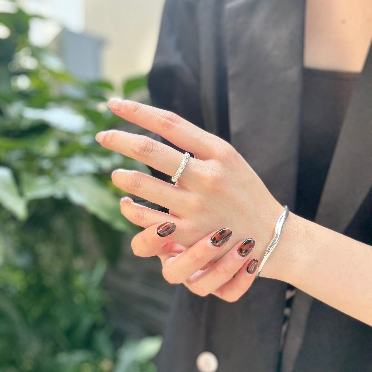 Rose plain ring