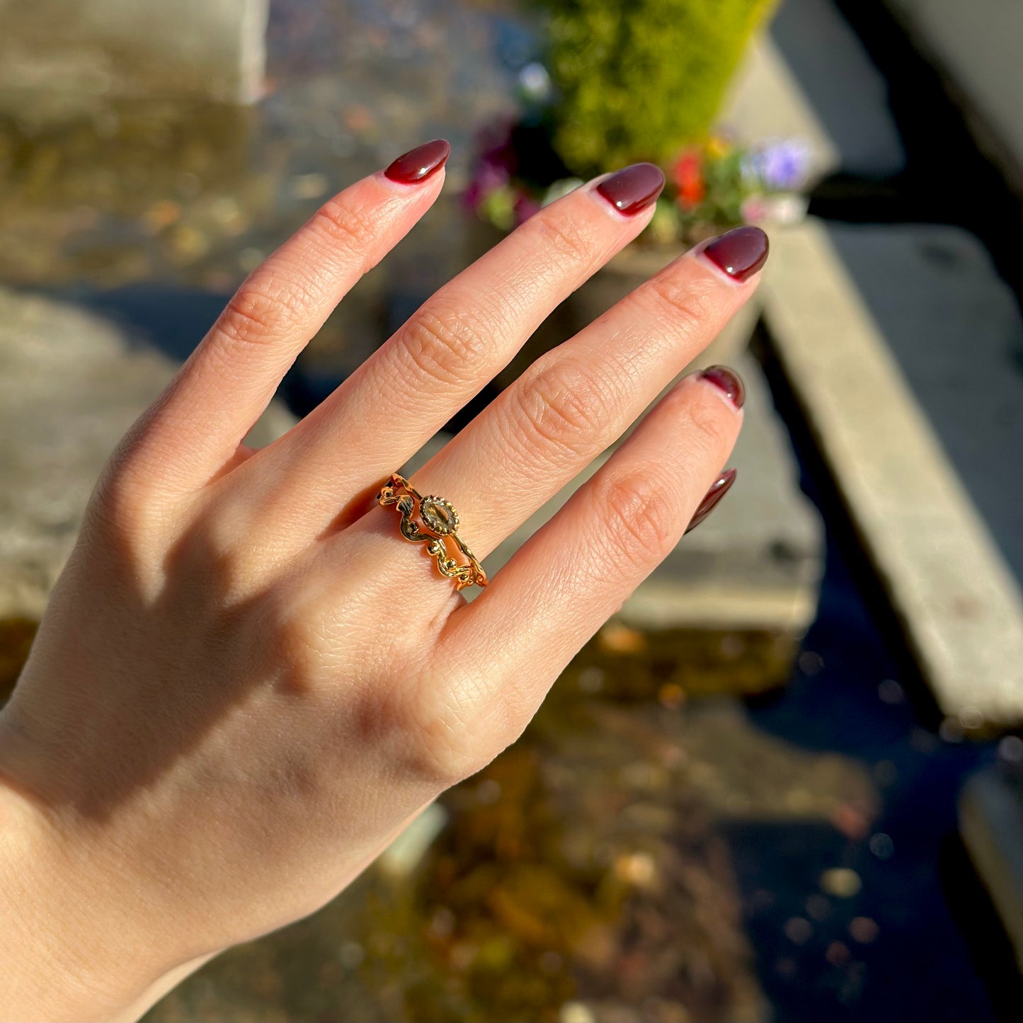 Brass petit ring 50