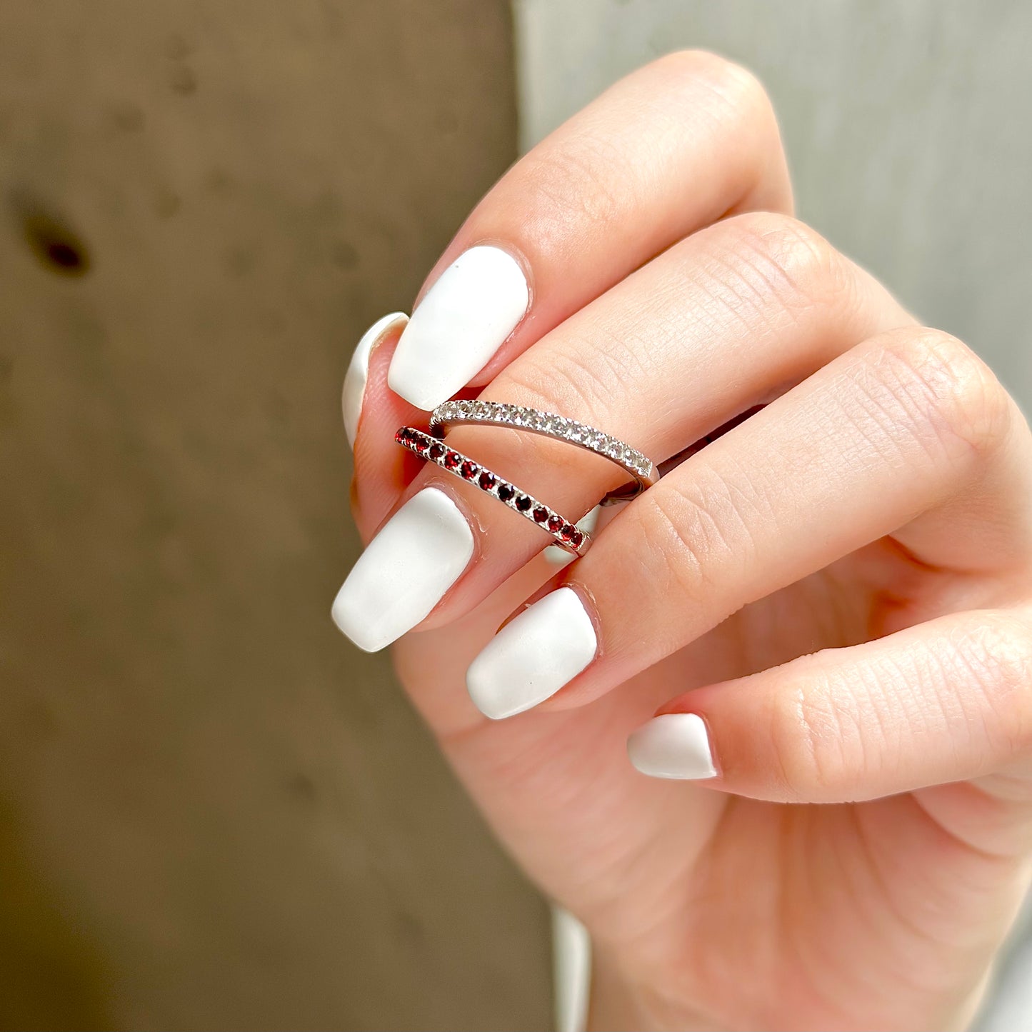 【Biju mam poco】Stone simple ring