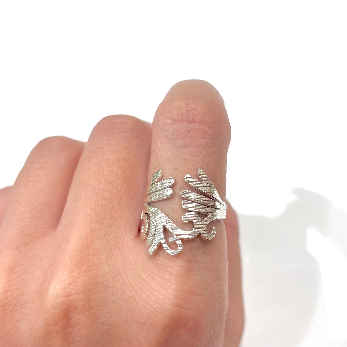 Silver925 plain ring 43