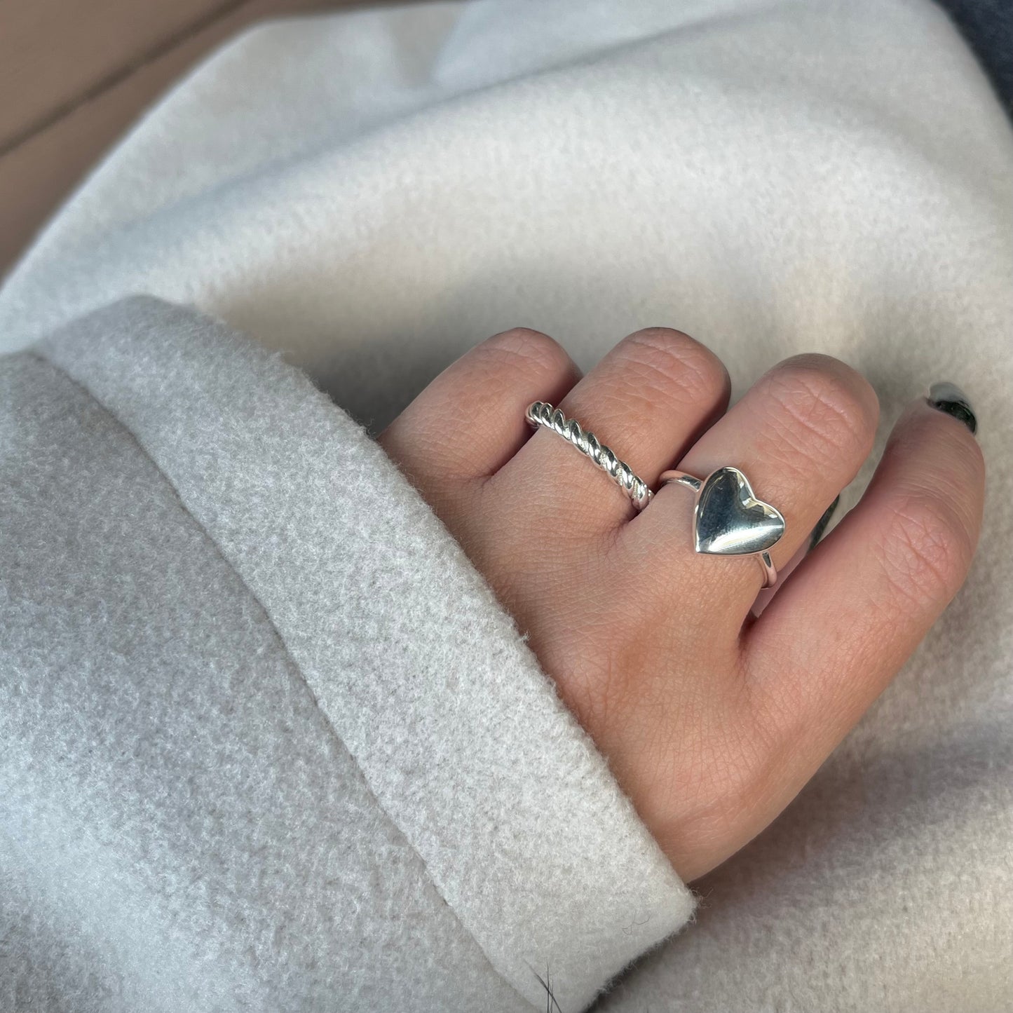 Silver925 plain ring 137