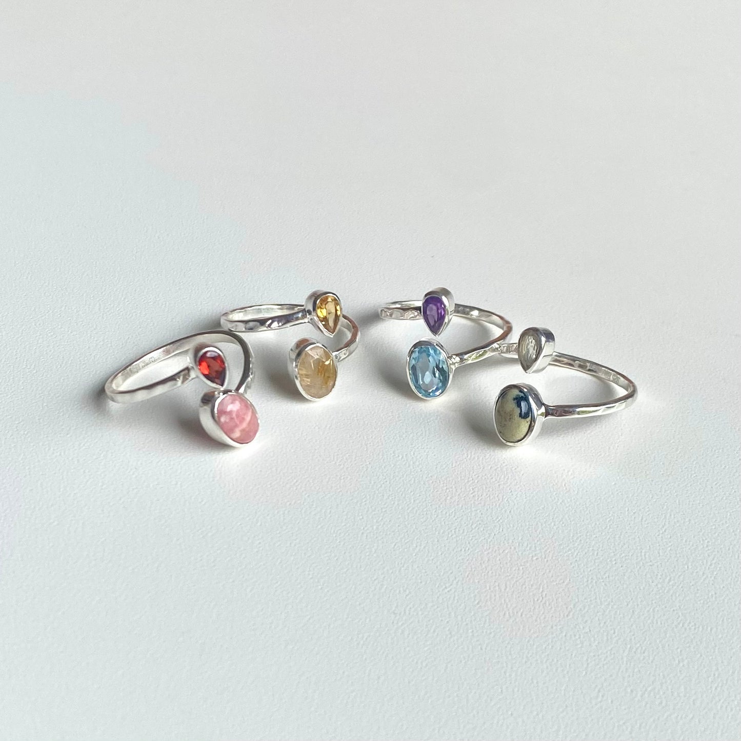 Silver925 2stone ring 11
