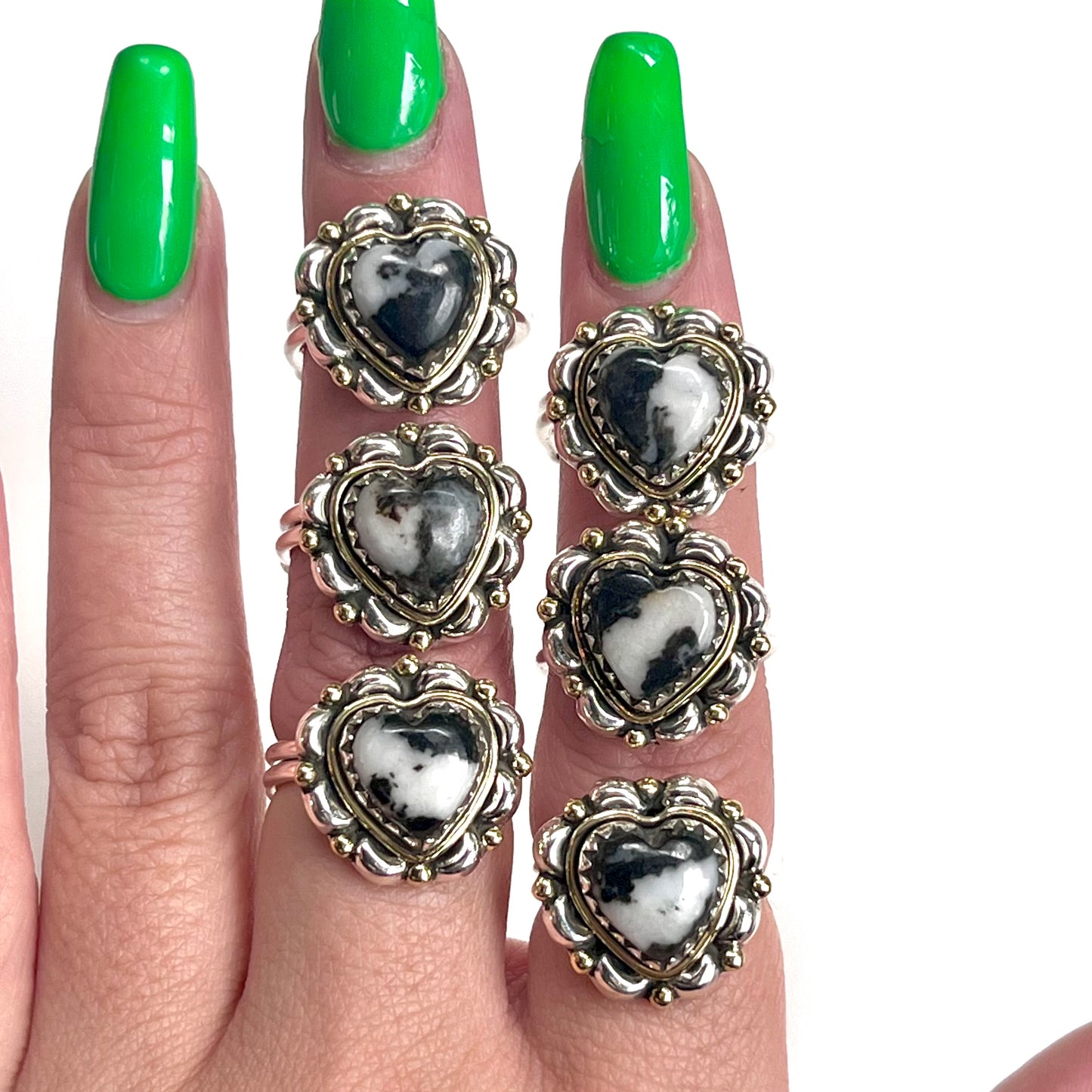 Heart ring 6