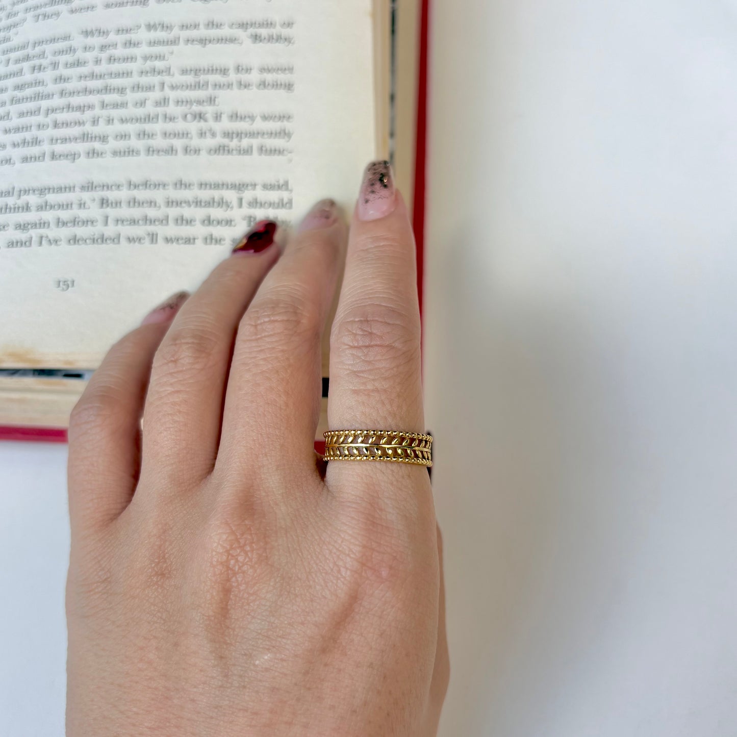 Brass plain ring 29
