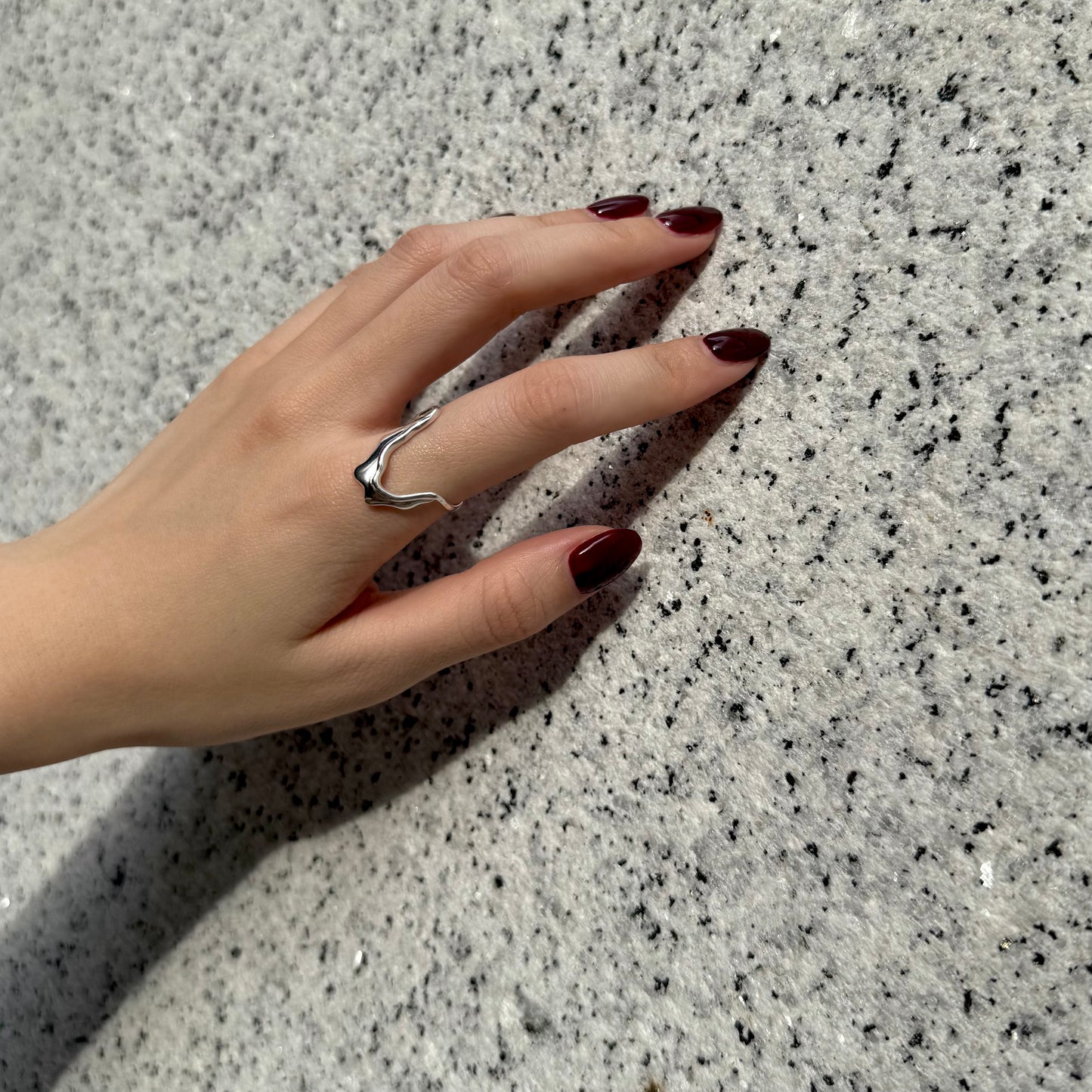 Silver925 plain ring 44