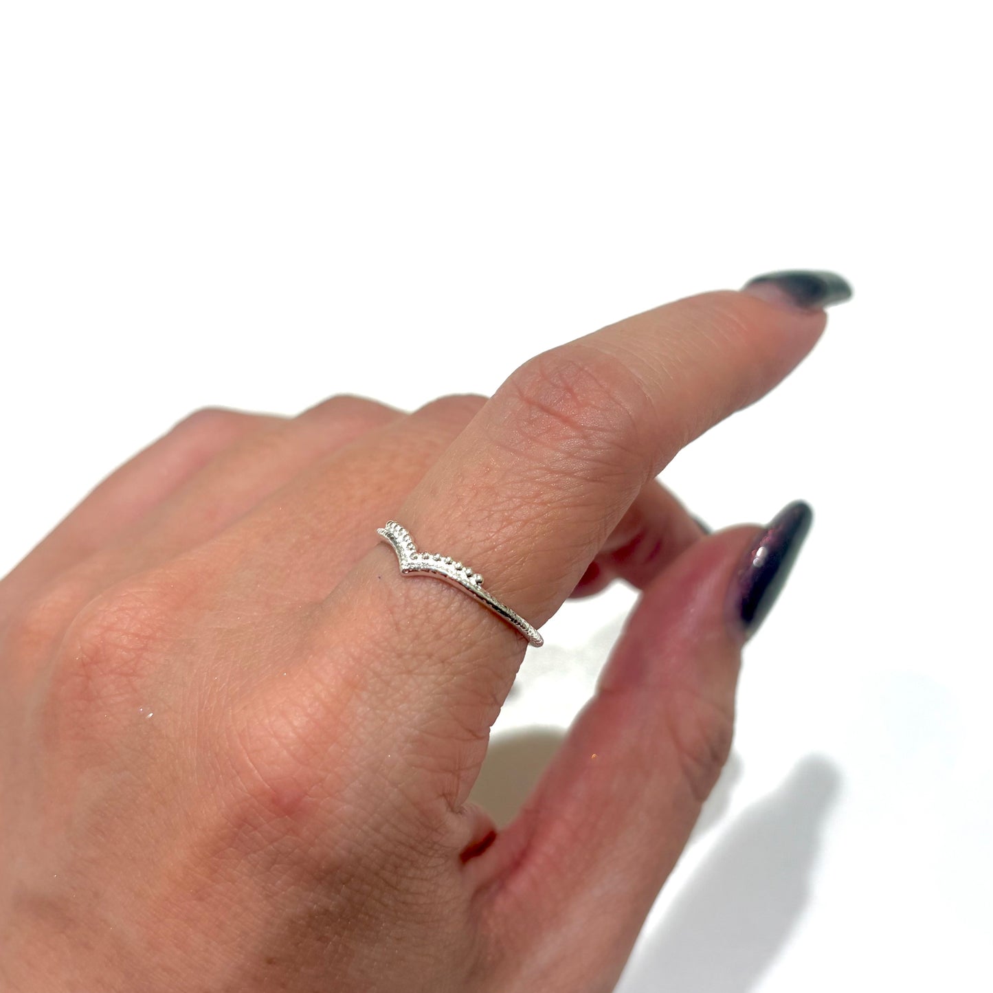 Silver925 plain ring 40
