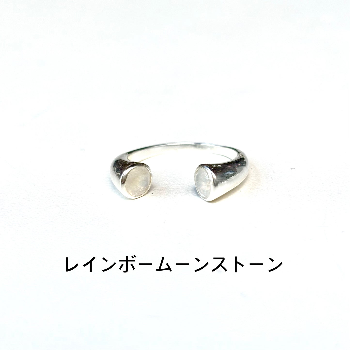 Silver925 2stone ring 19