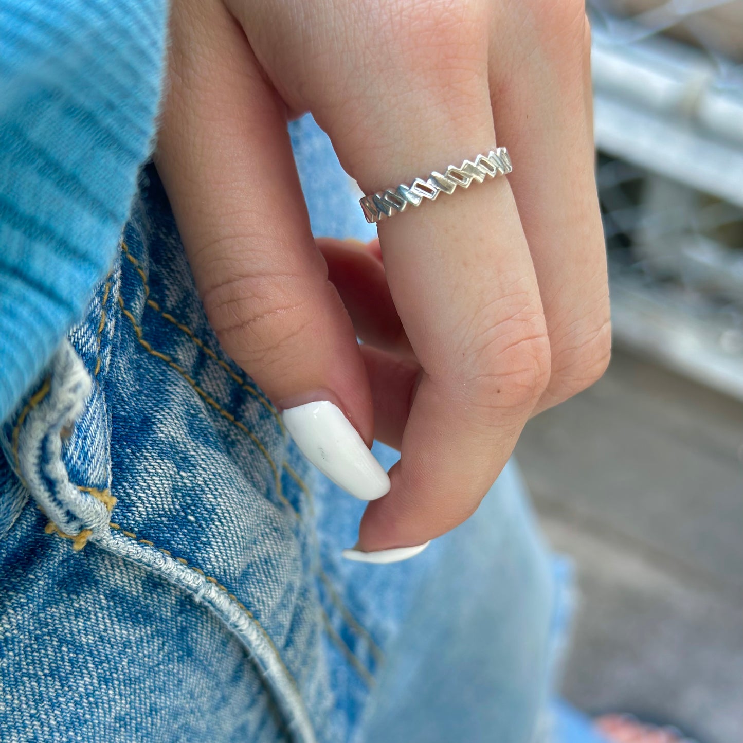Silver925 plain ring 56