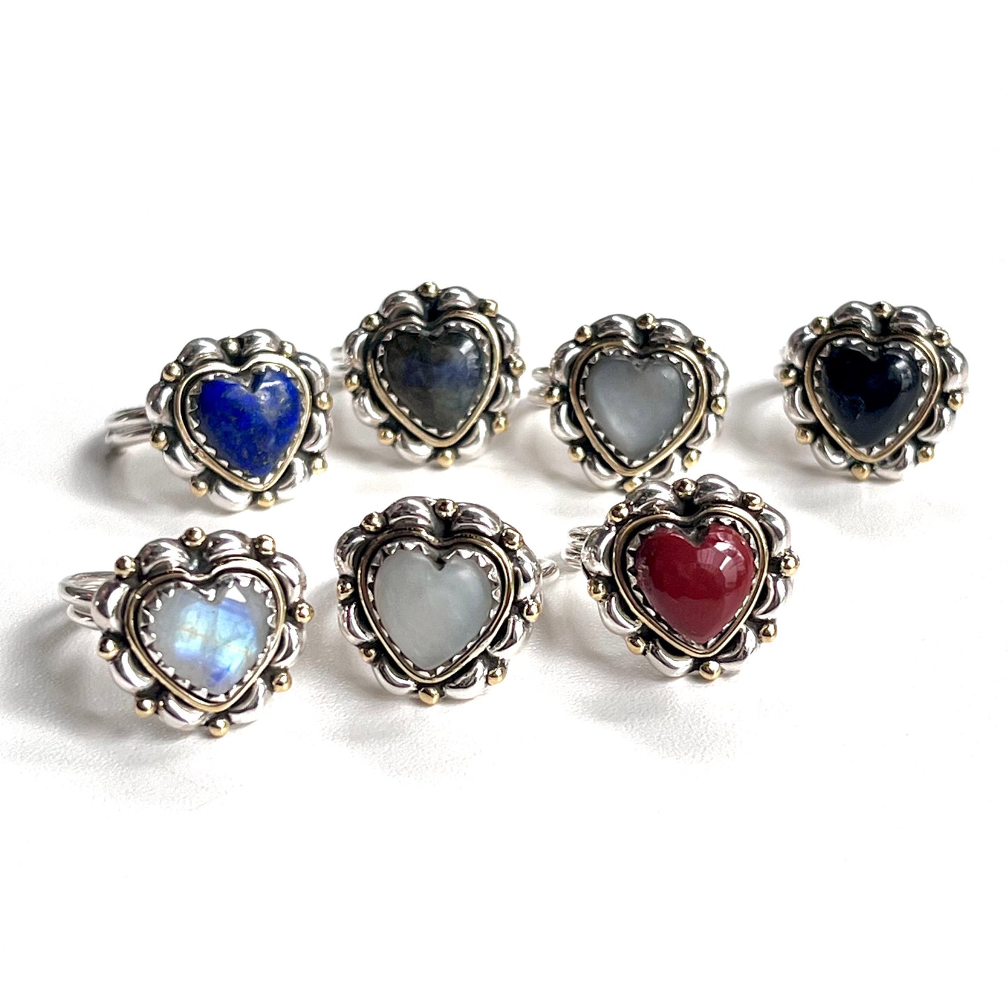 Heart ring 7