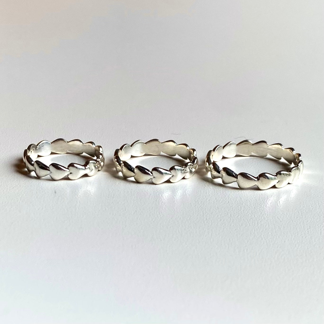 Heart plain ring 4
