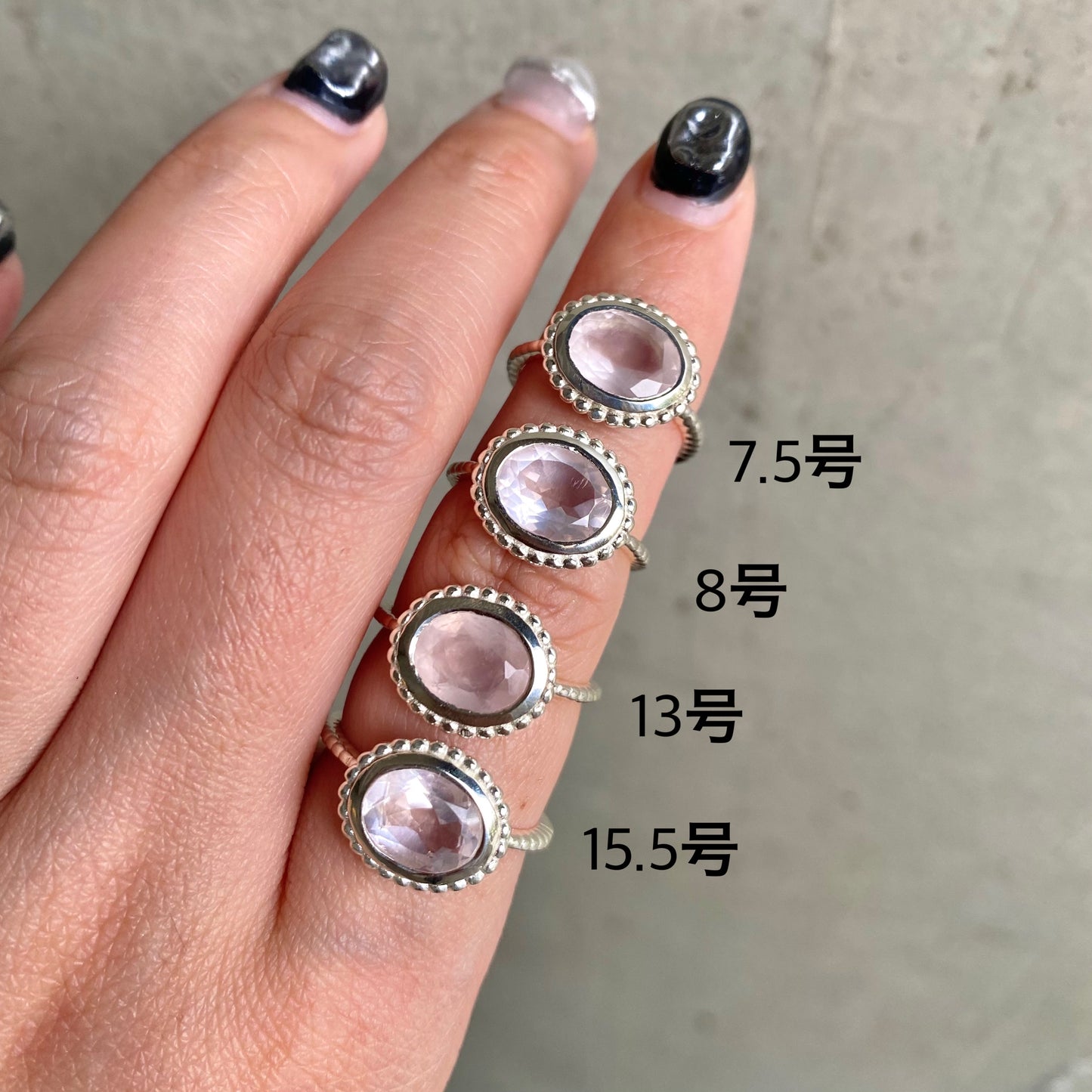 Silver925 1stone ring 6