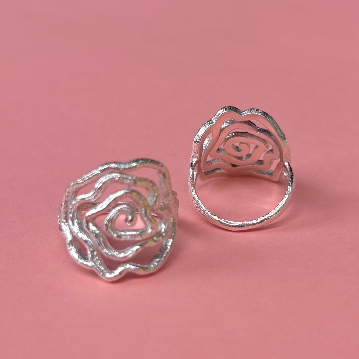 Rose plain ring 2