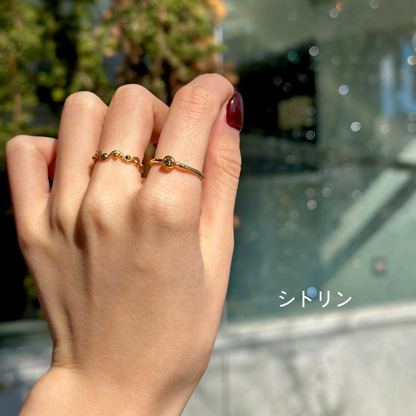 Brass petit ring 53