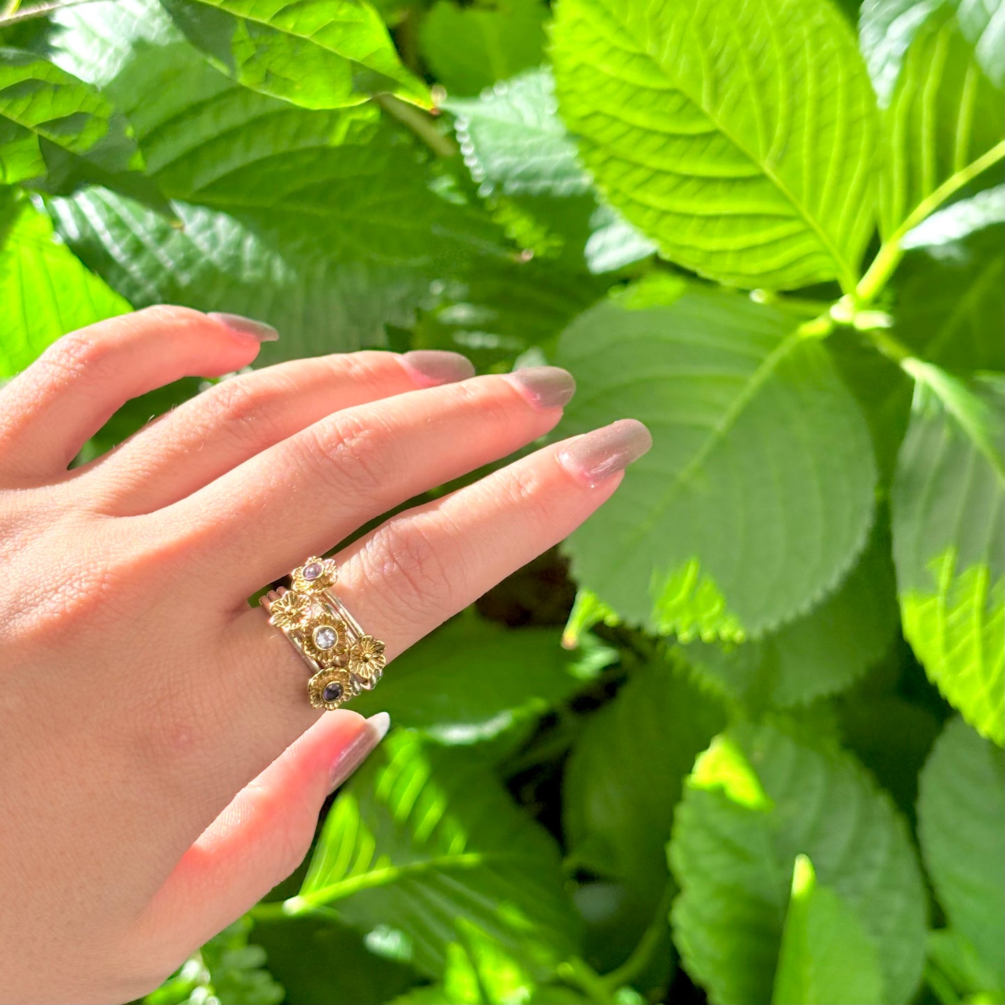 Flower stacking ring