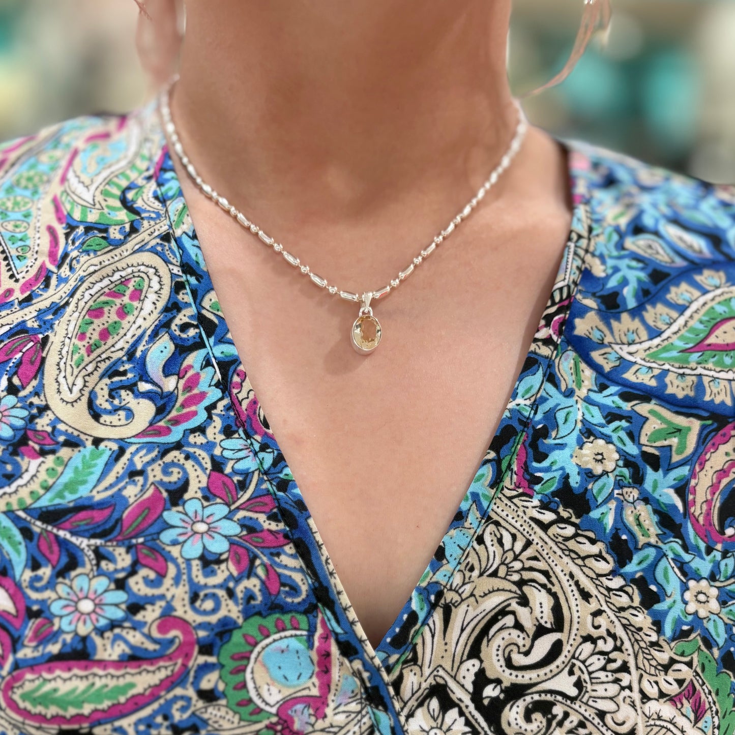 Silver925 1stone charm