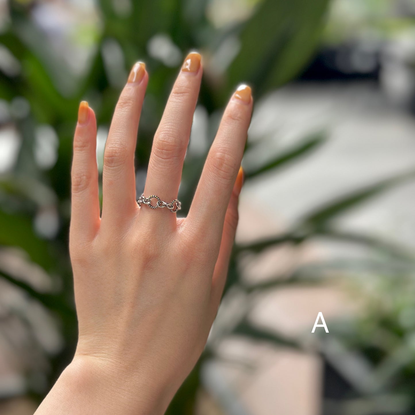 Silver925 chain ring 2