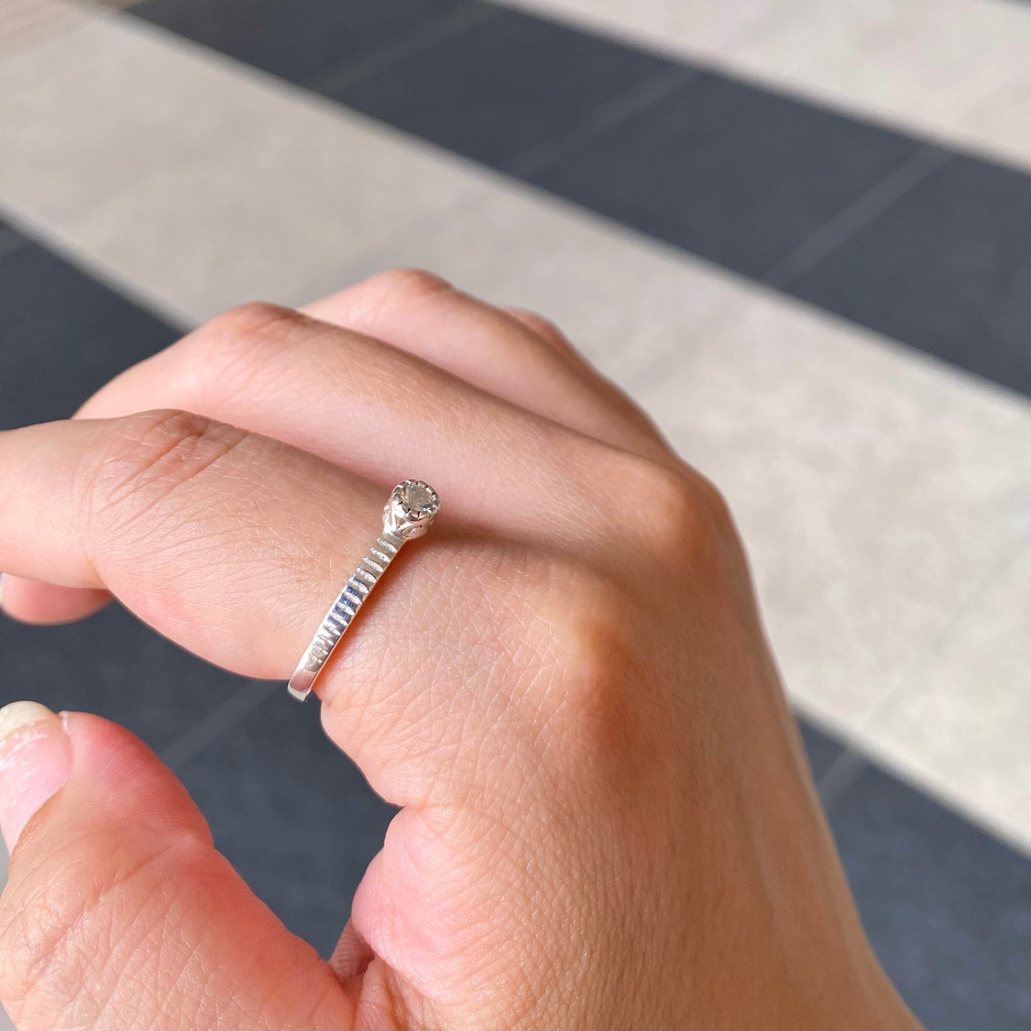 Silver 925petit ring 18