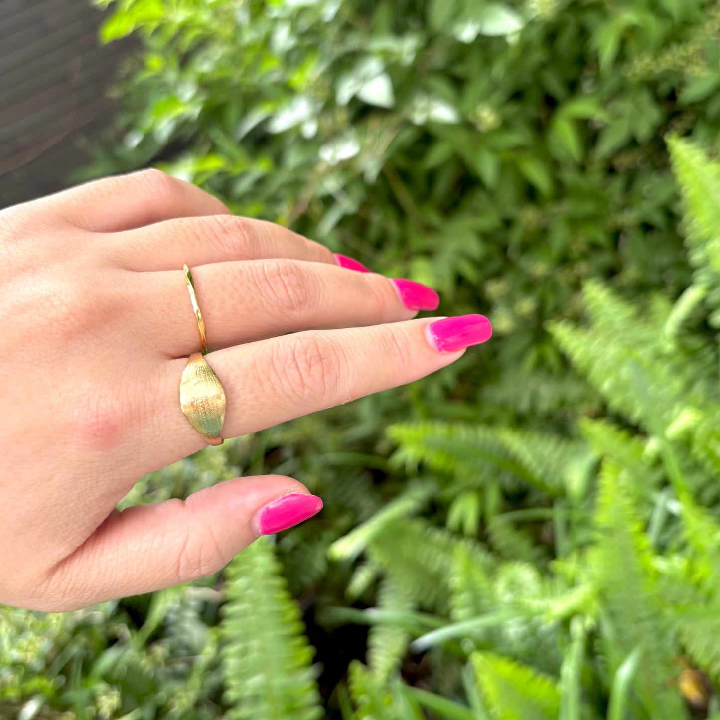 Brass plain ring 8