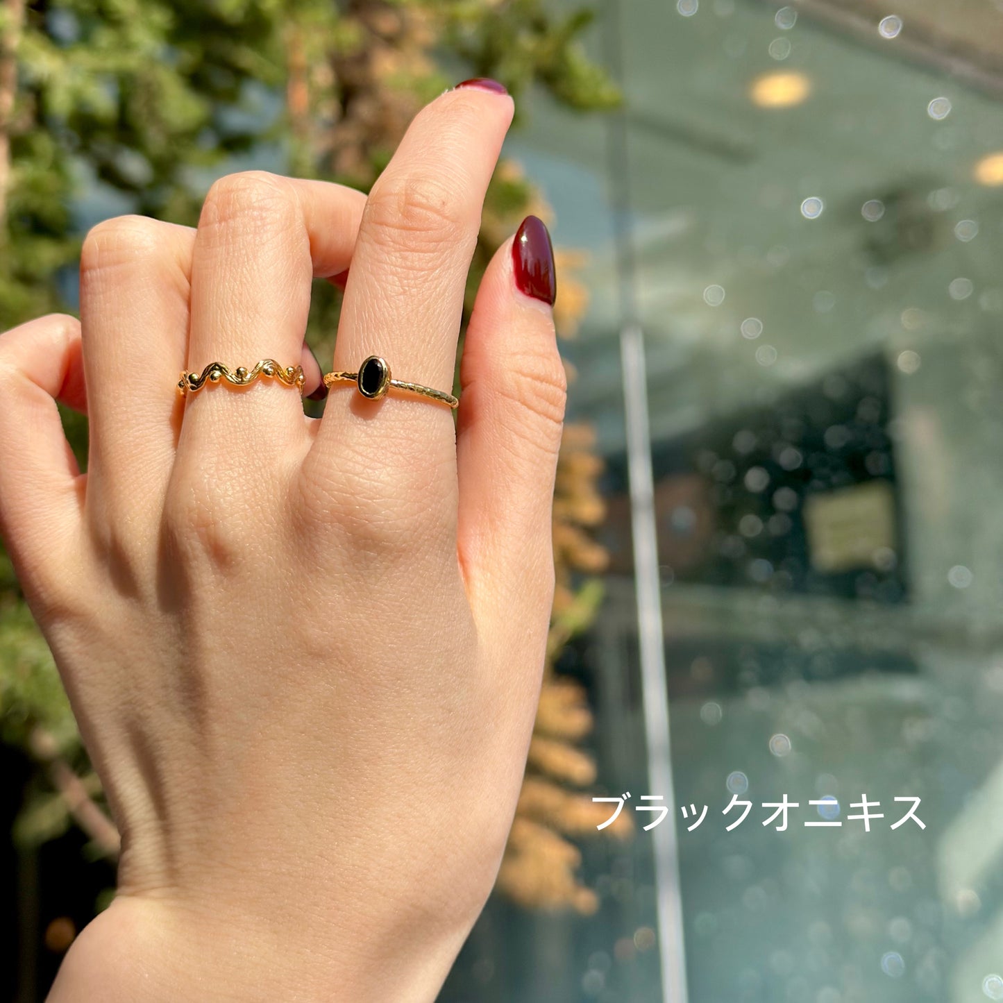Brass petit ring 54