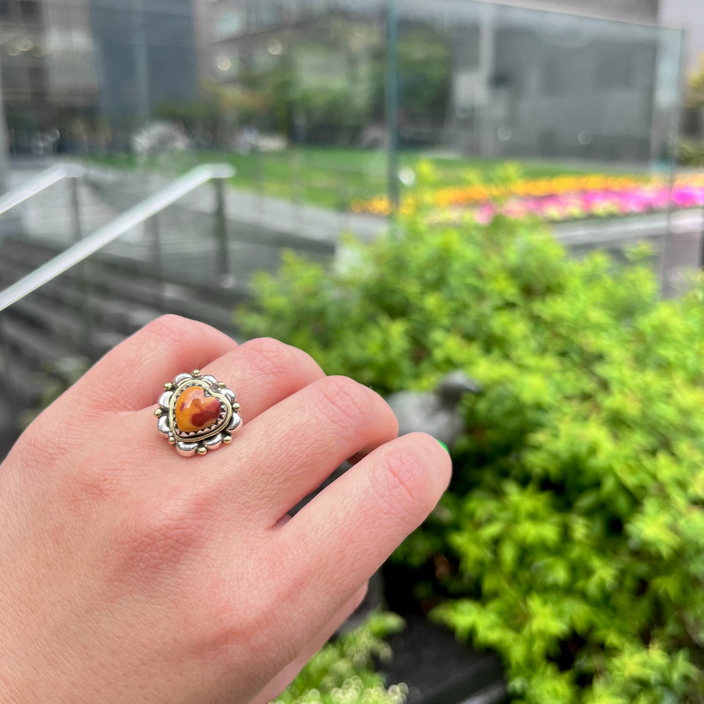 Heart ring 6