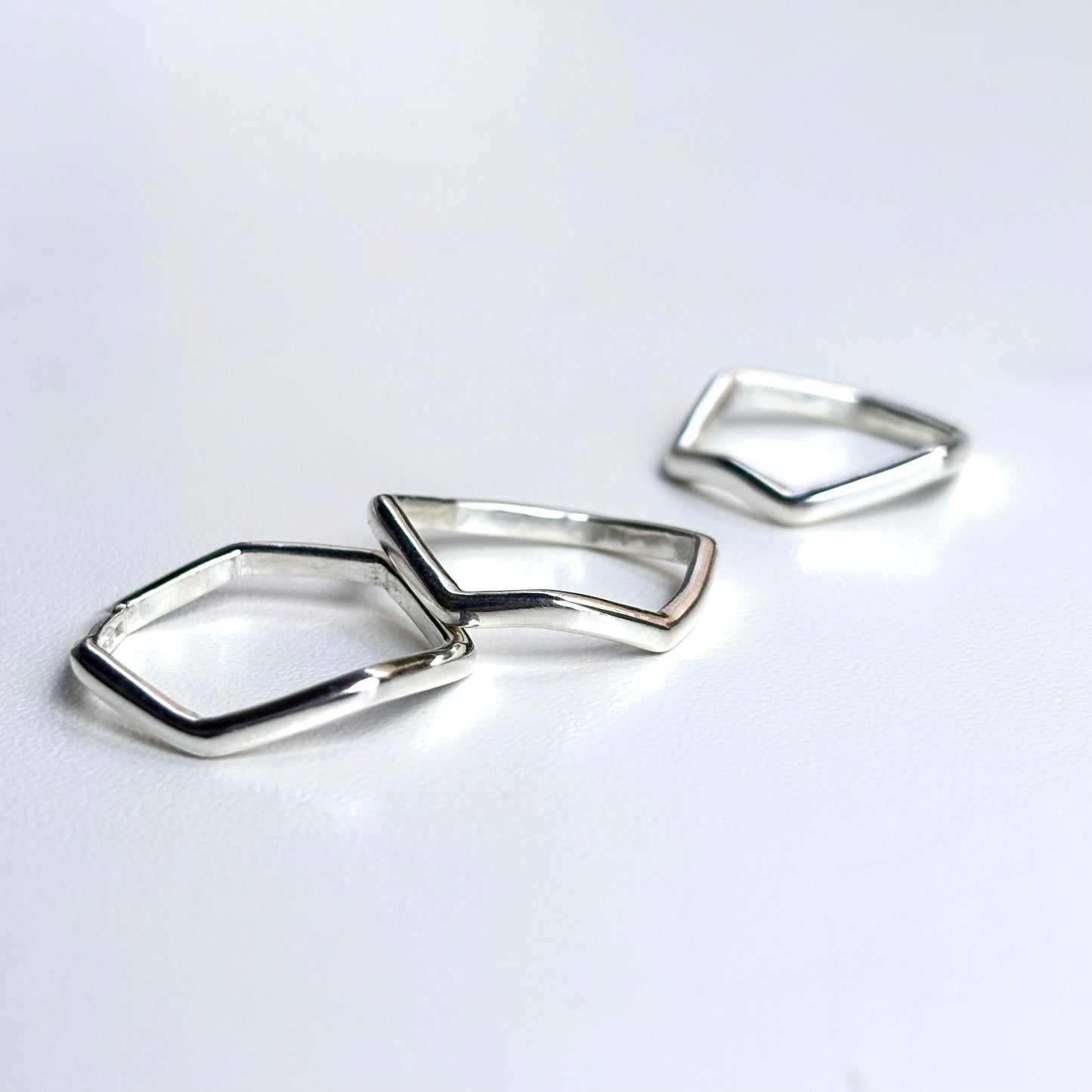 Silver925 plain ring 50