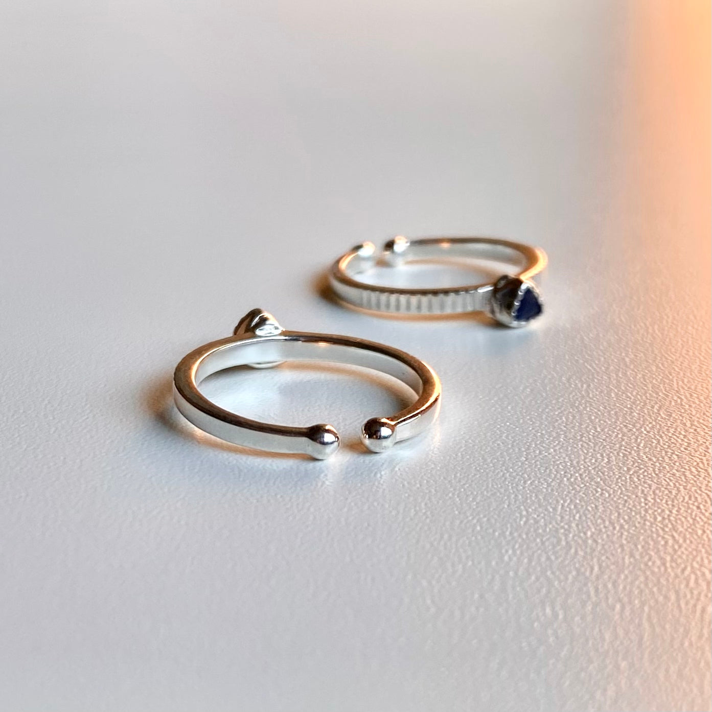 Silver925 petit ring〈triangle〉