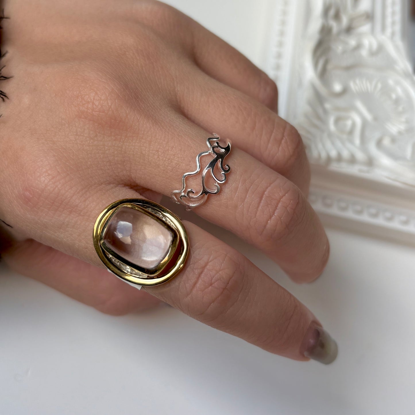 Silver925 plain ring 36