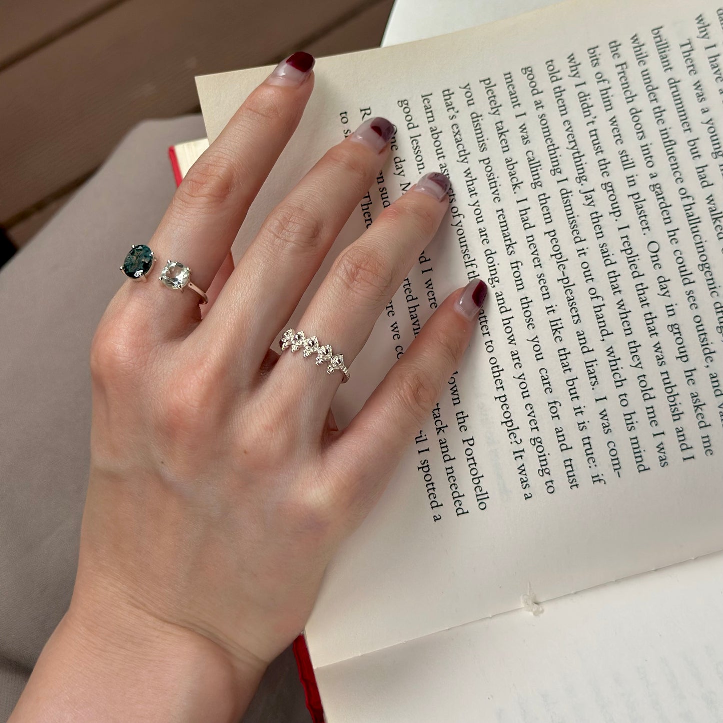 Silver925 plain ring 55