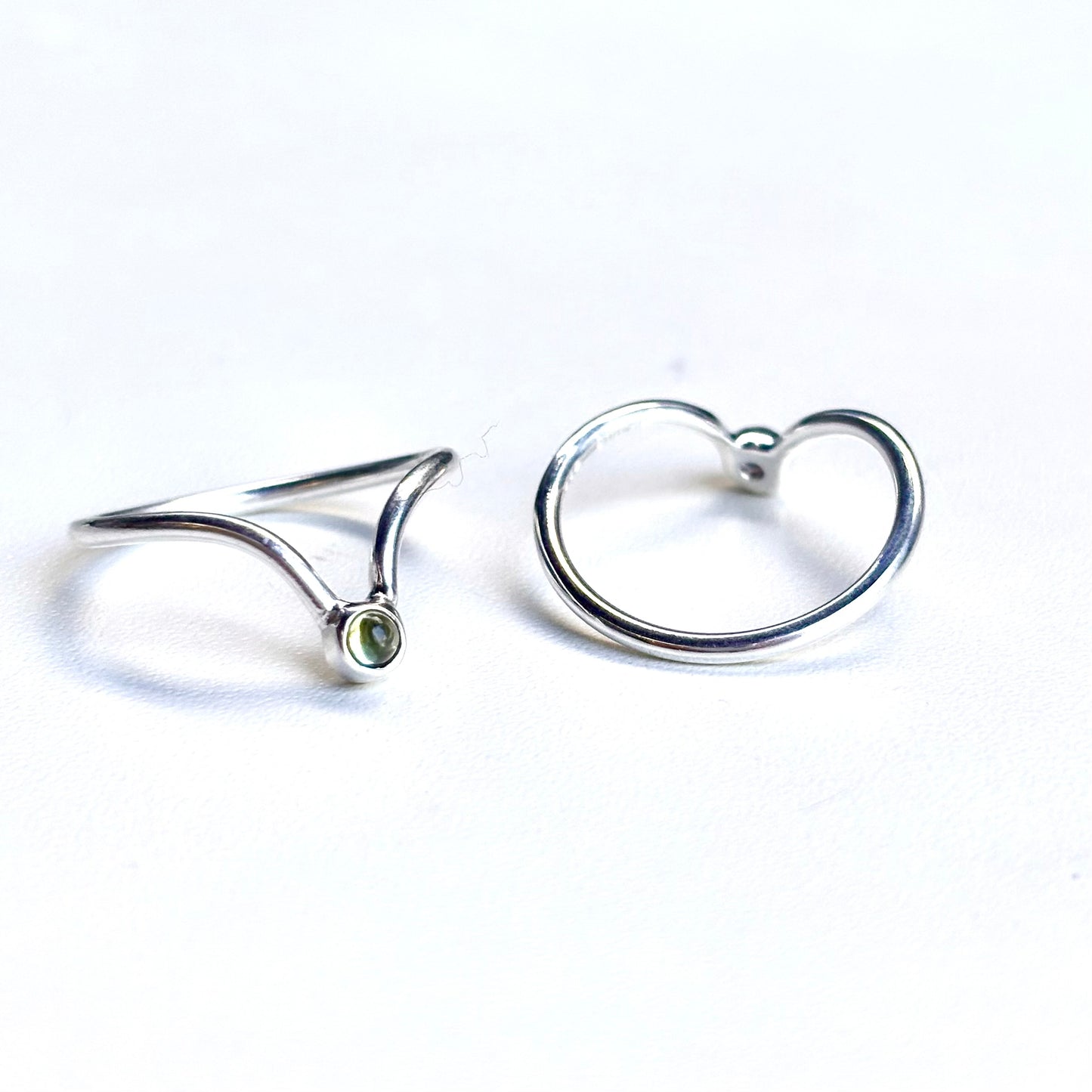 Silver925 V design ring 2