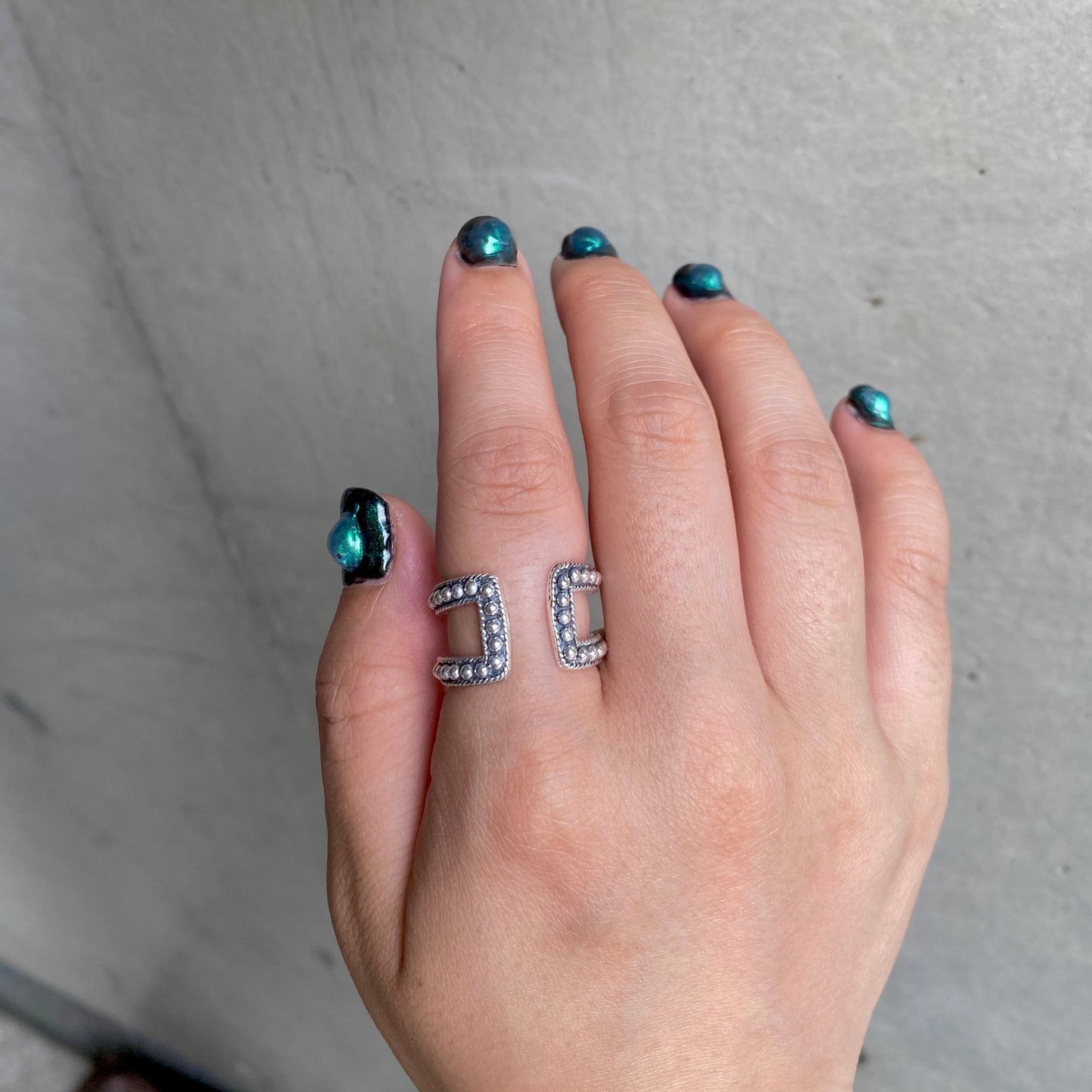 【poco】Silver925 plain ring 2