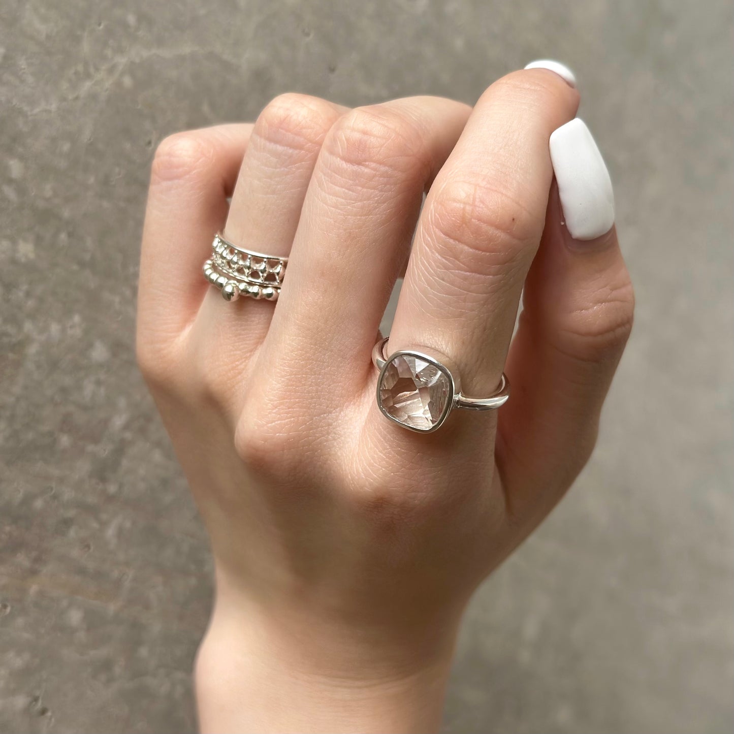 Crystal ring