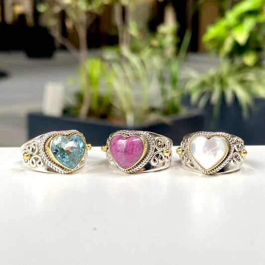 Heart connect ring 5