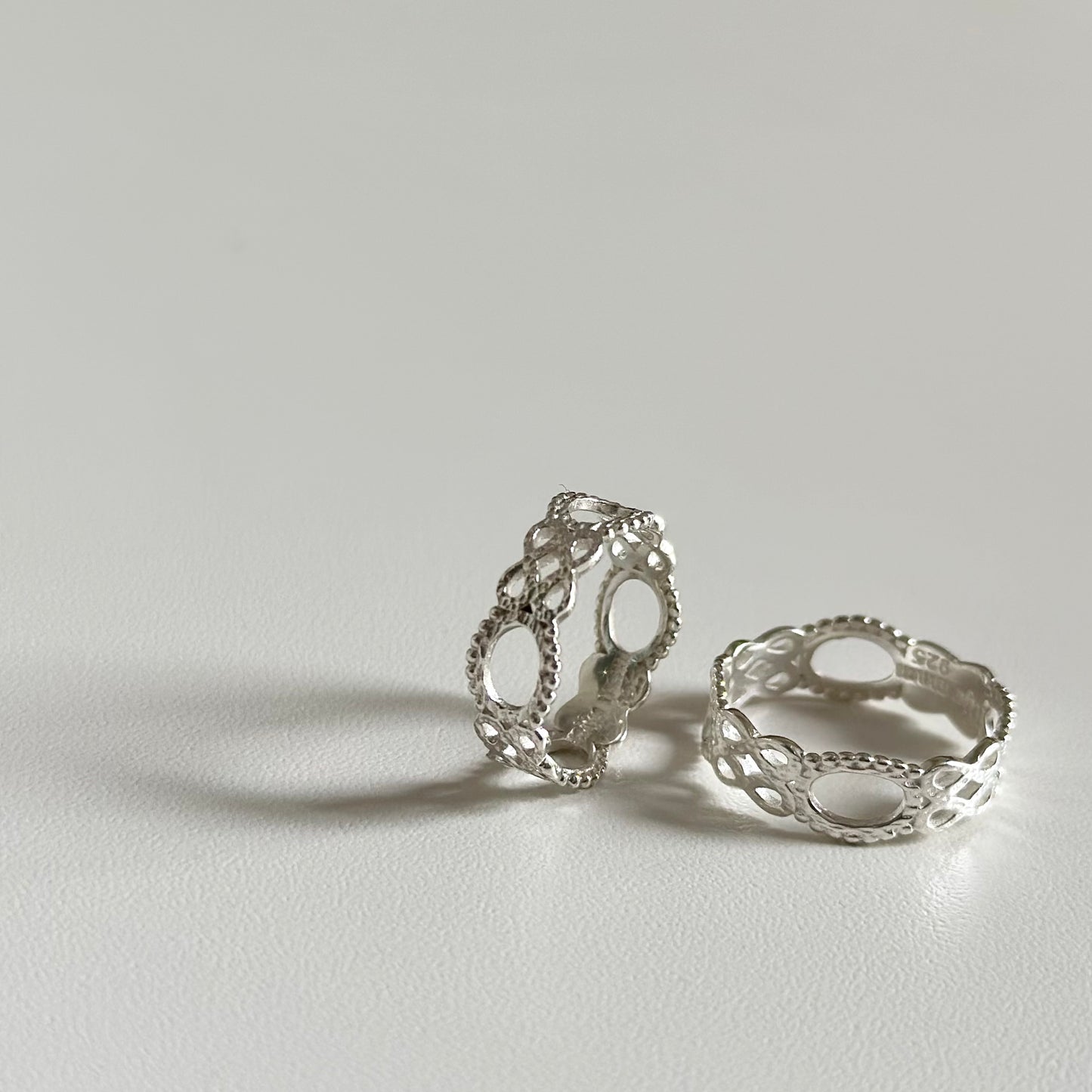 Silver925 plain ring 60