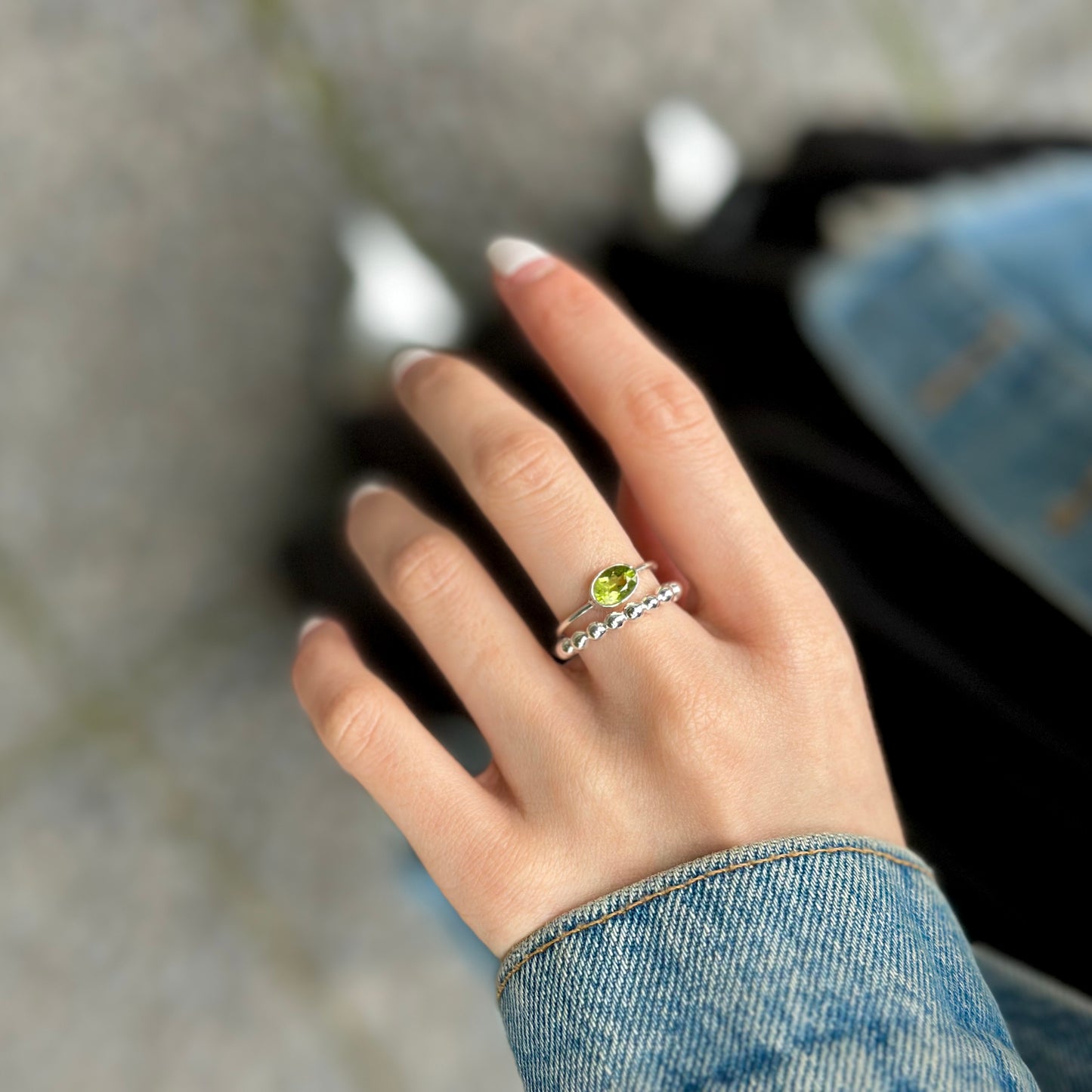 Silver925 1stone ring 26