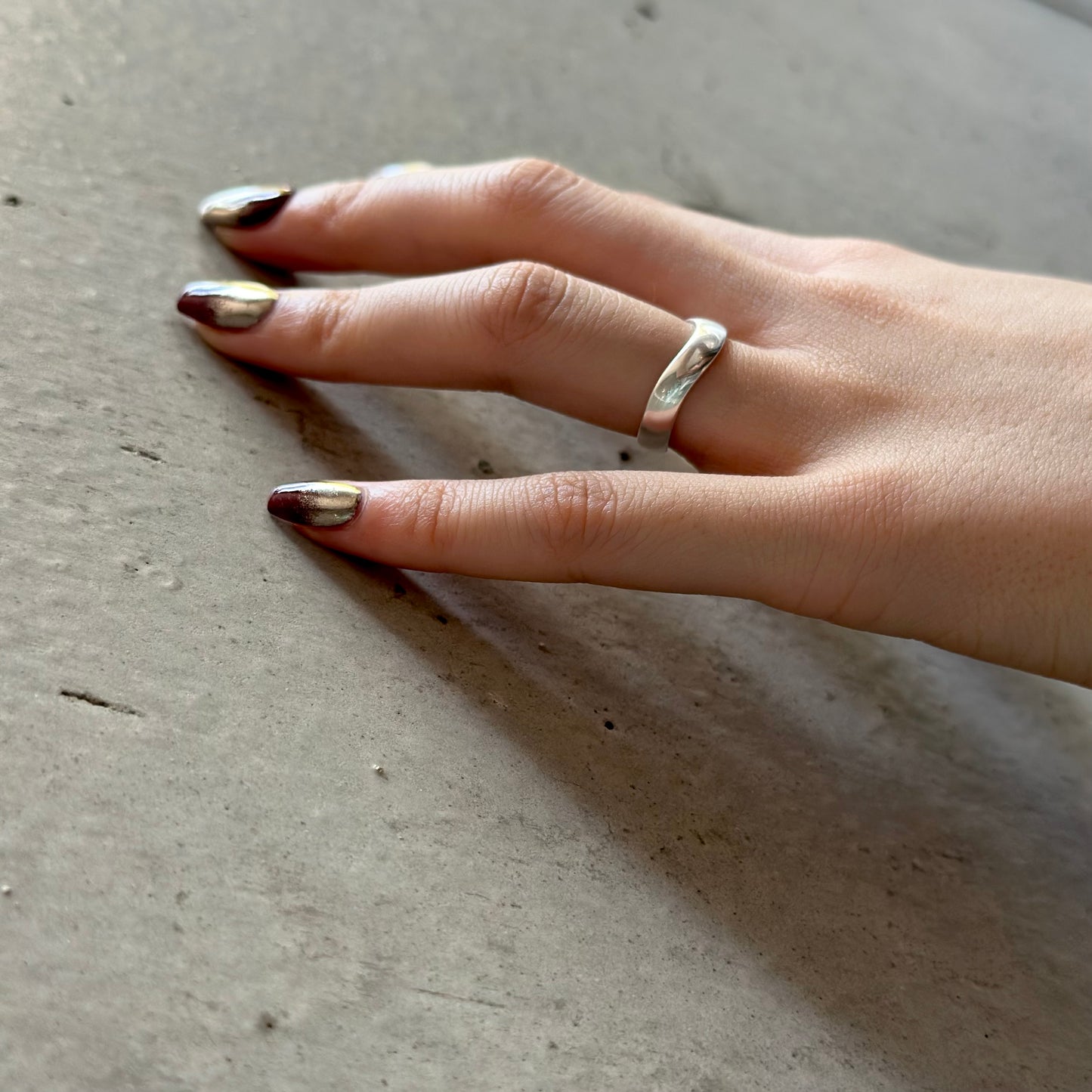 Silver925 plain ring 82