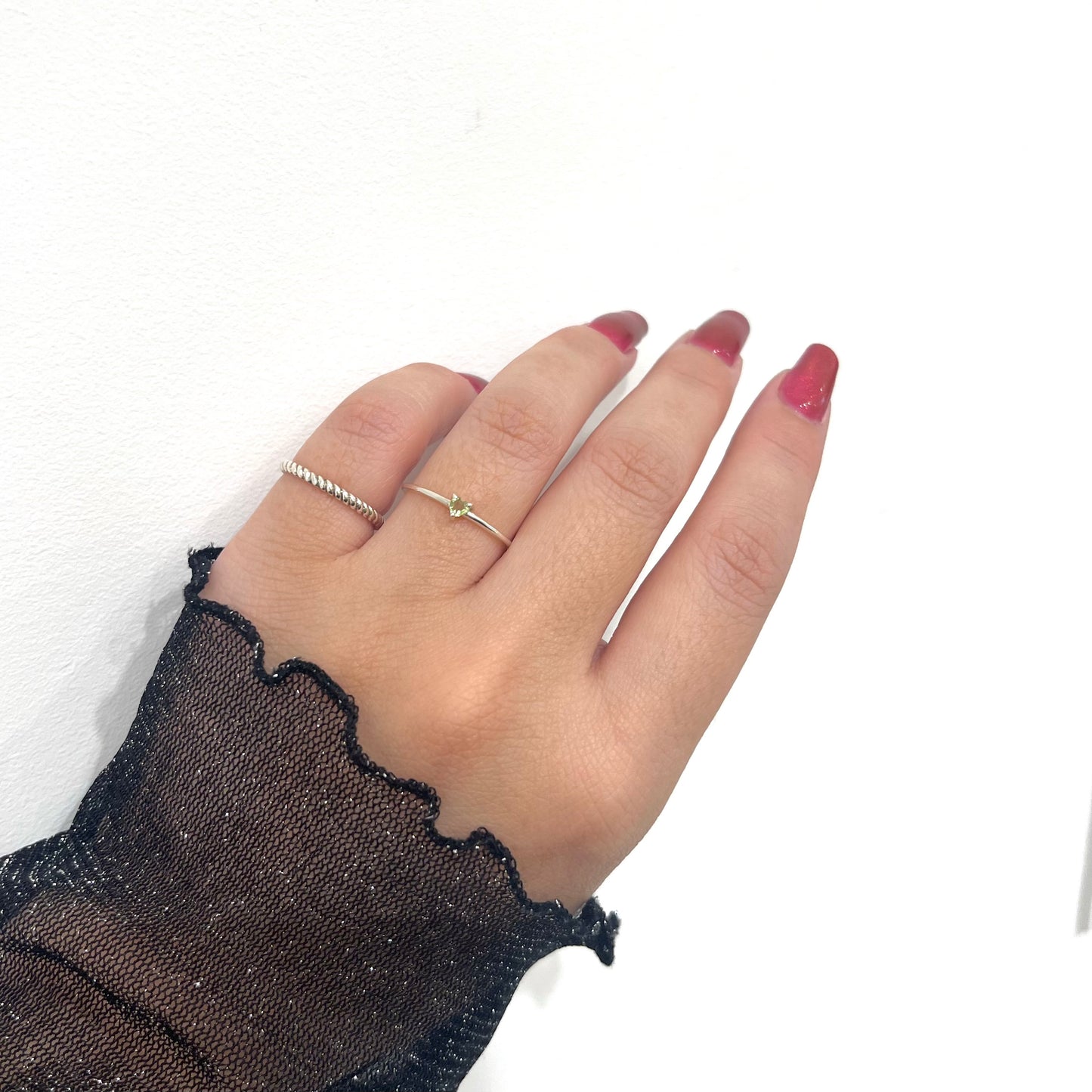 Silver925 Heart petit ring 1