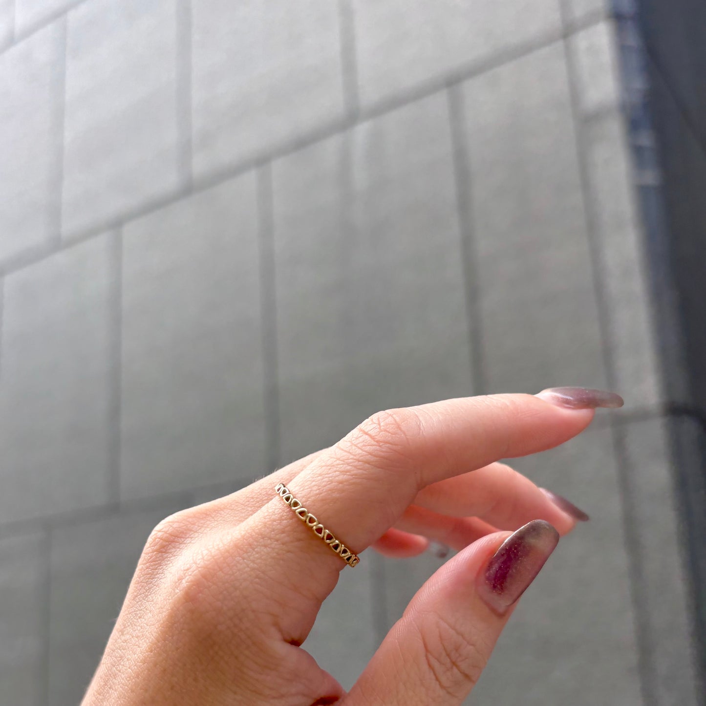 Brass plain ring 24