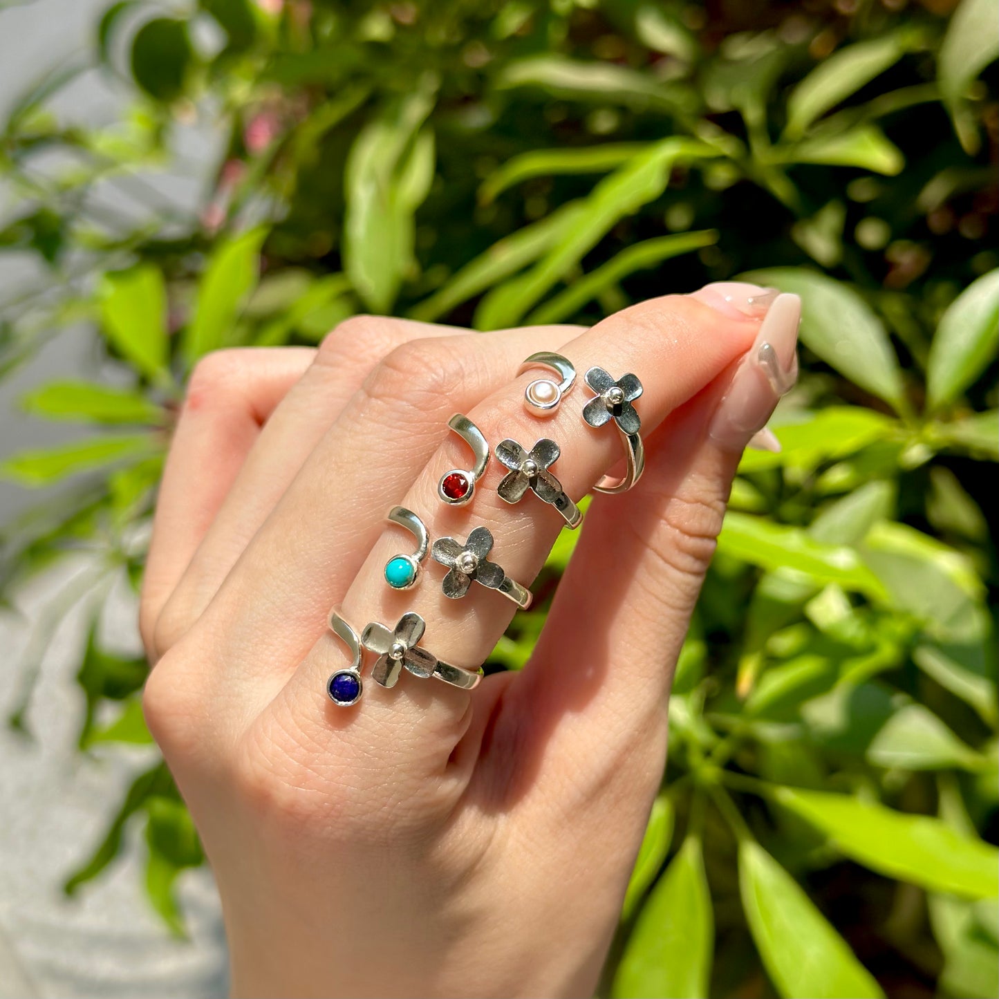 Flower design ring 4
