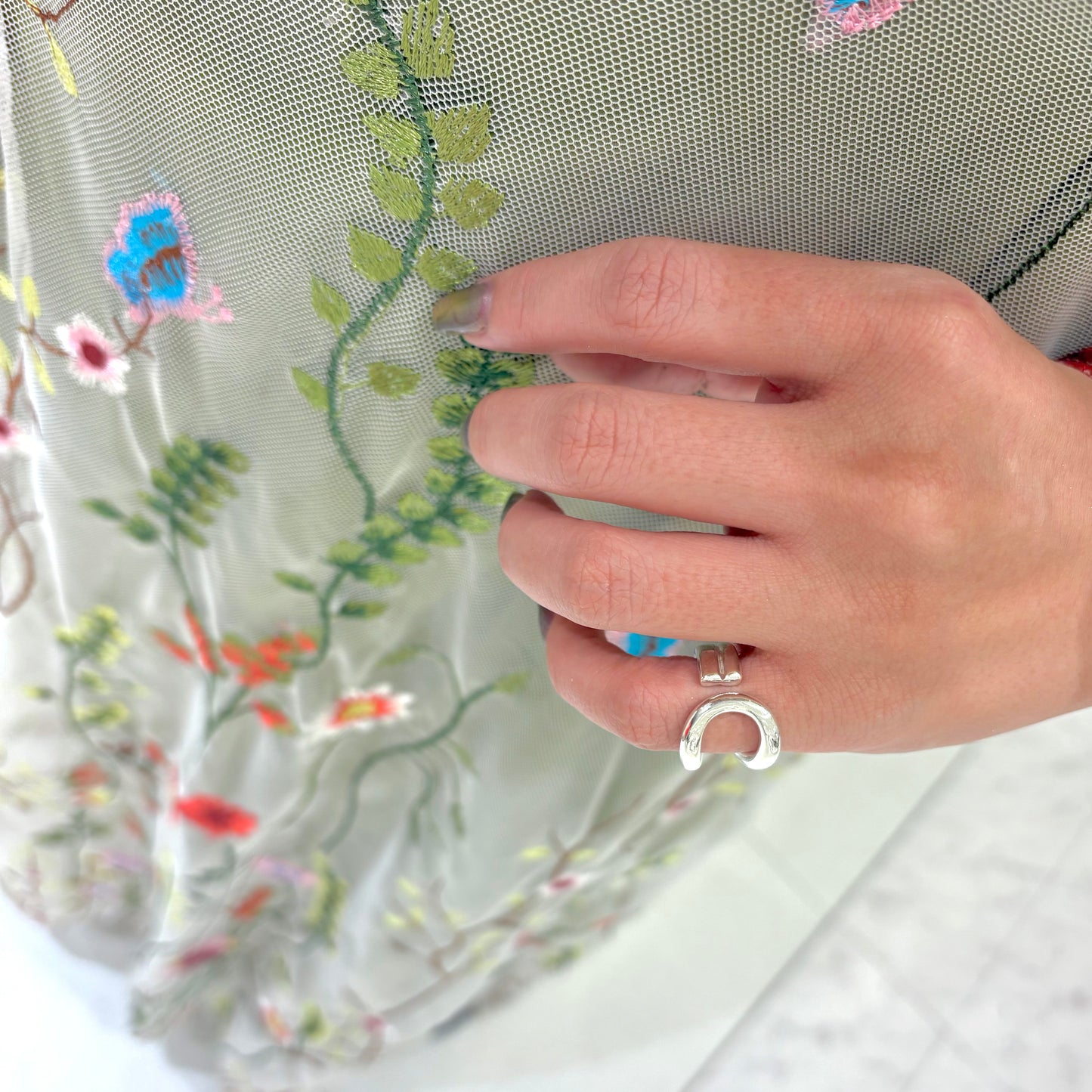 Silver925 plain ring 88