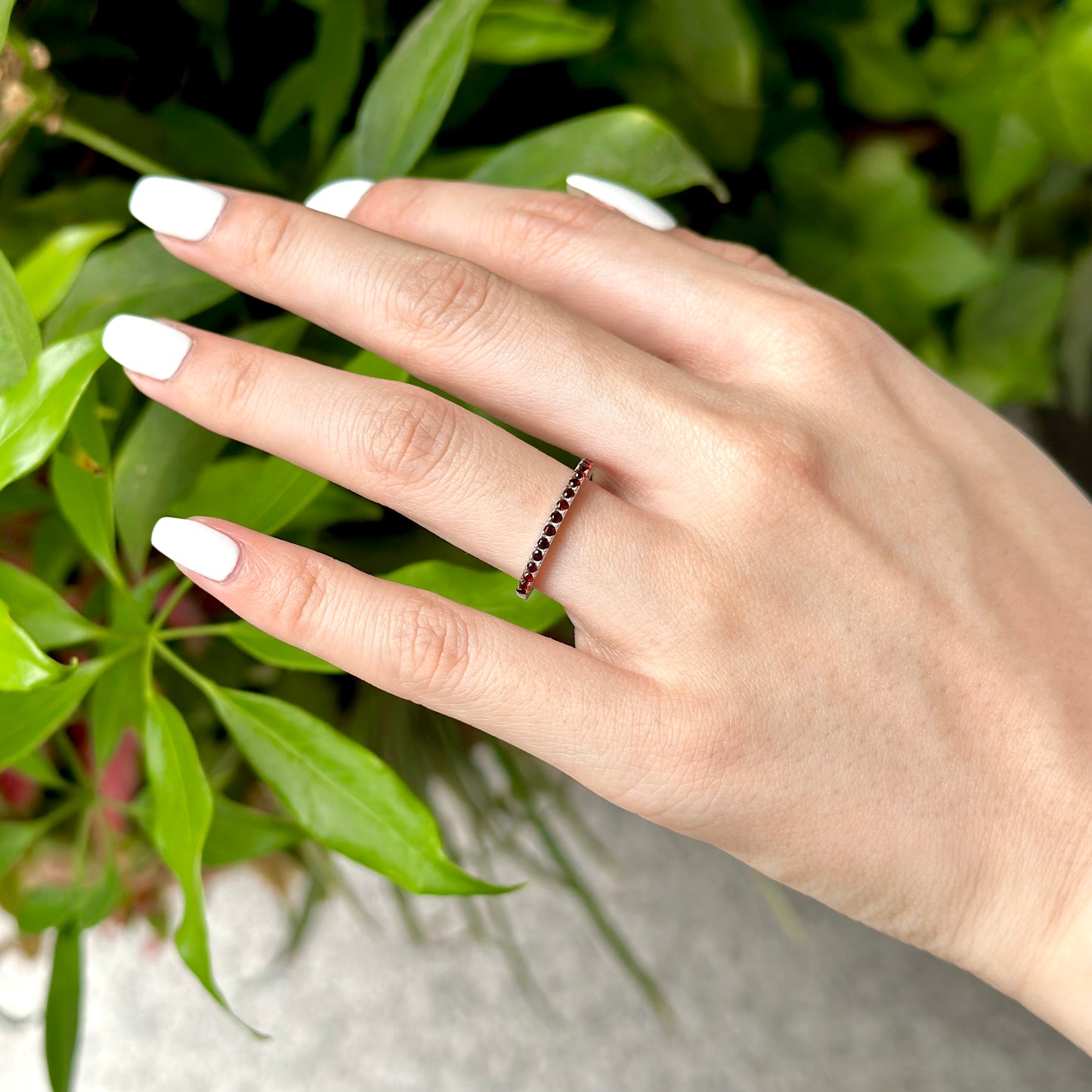 【Biju mam poco】Stone simple ring