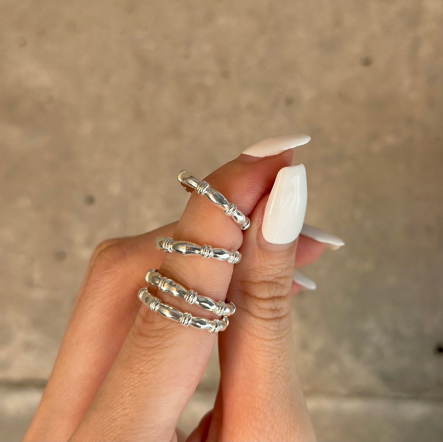 Silver925 plain ring 78
