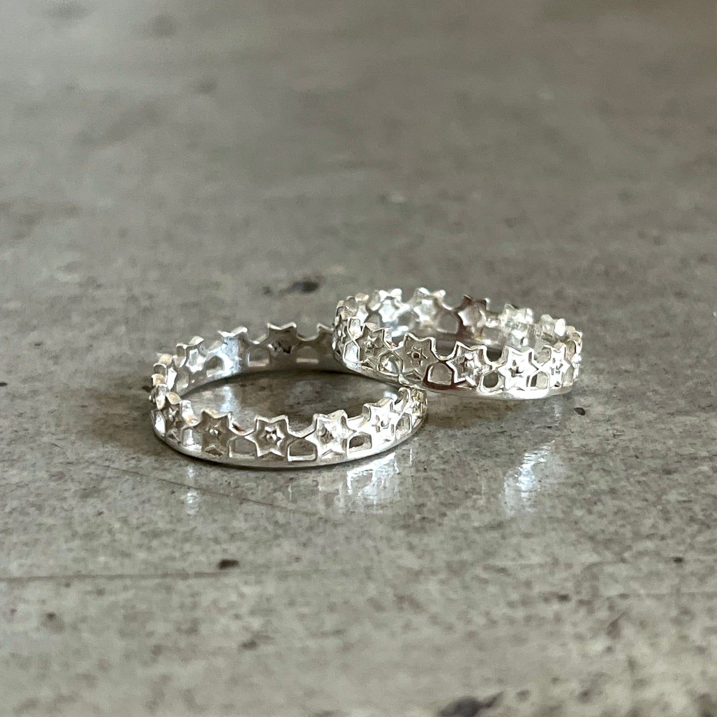 Star plain ring 14