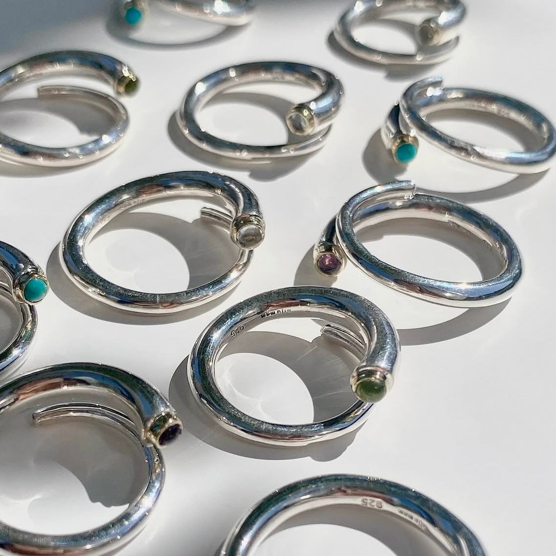Silver925 × Brass design ring 1