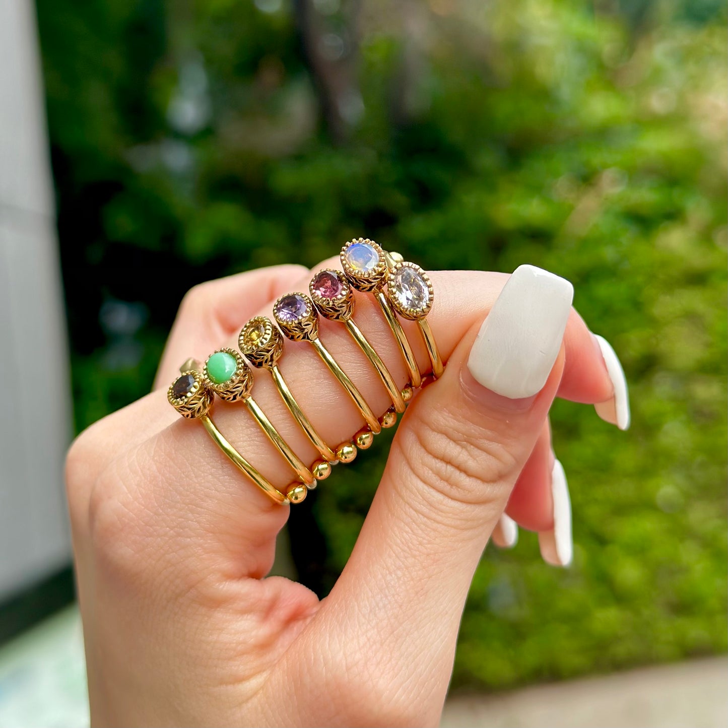 Brass petit ring 11