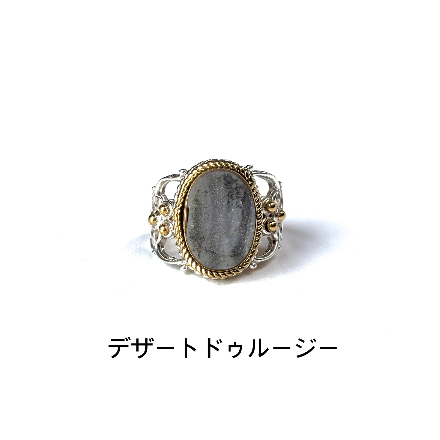 Connect ring〈 Druzy 〉