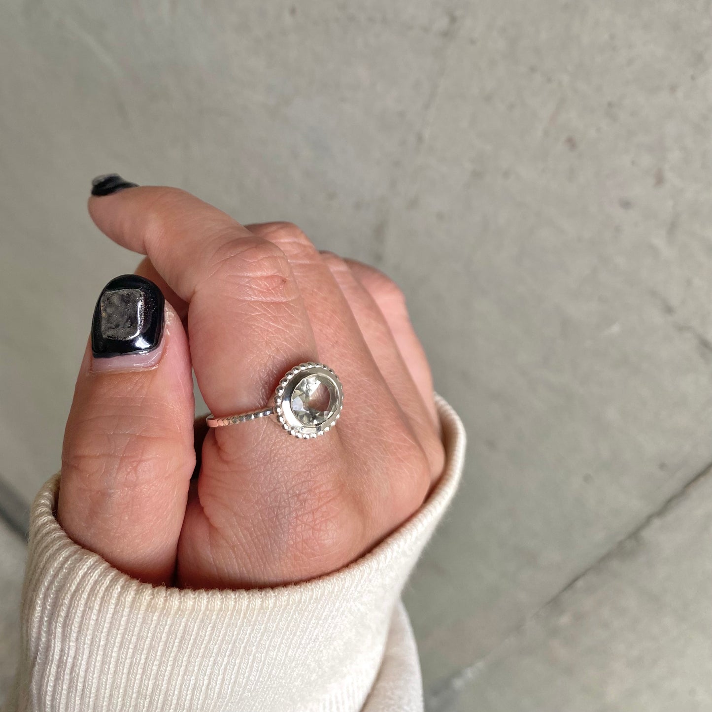 Silver925 1stone ring 6