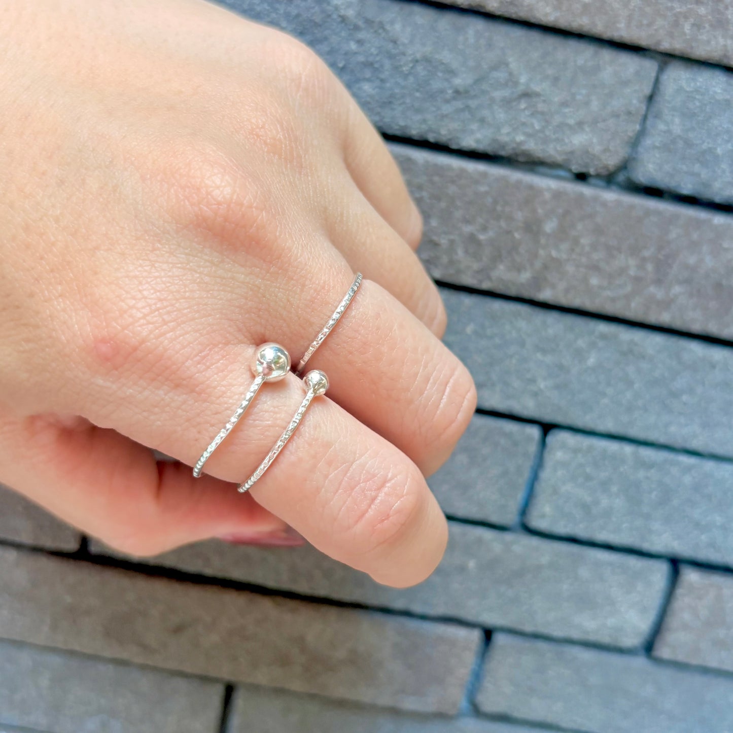 Silver925 2finger ring
