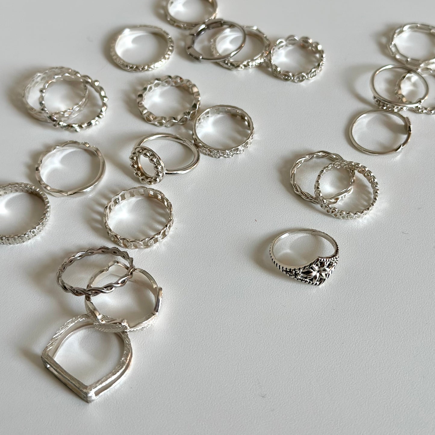 Silver925 plain ring 83